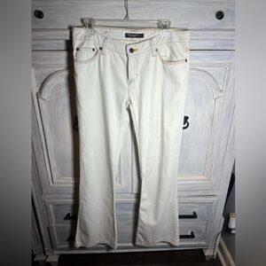 American Eagle Vintage‎ Y2K Low Rise Super Light Wash Flare Jeans Hipster